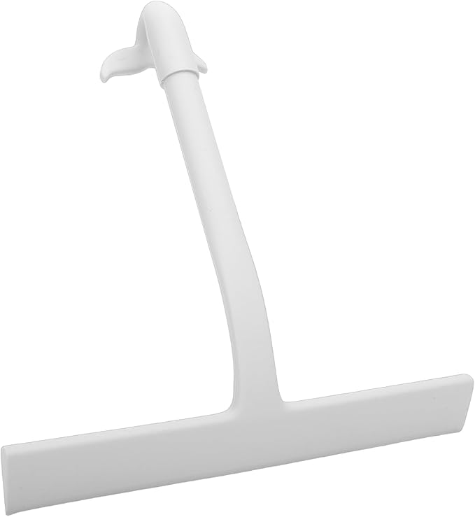 Shower Squeegee, Silicone Shower Squeegee Window with Built in Hook, Ergonomic Grip Efficient Multi Purpose for Bathroom Glass Doors Tiles (Grey)