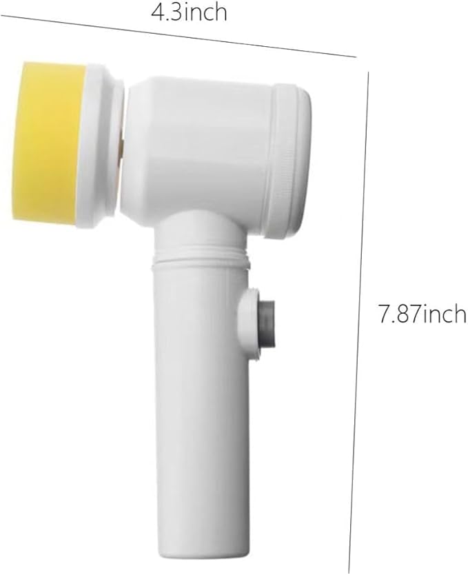 Electric Spin Scrubber, Electric Cleaning Brush with 360° Rotatable Brush Head, USB Rechargeable, Cordless Spin 5 Replaceable Brush Heads for Kitchen Bathroom