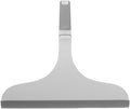 Milisten Shower Squeegee with Flexible Rubber Blade and Curved Handle, Gray-White Window Cleaning Squeegee for Bathroom Glass Doors, Tiles, Mirrors, and Home Use