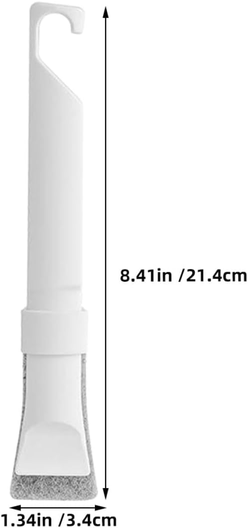 jojofuny Corner Cleaning Brush Set with Replaceable Hard Bristle Heads, Narrow Space Grout and Gap Cleaner Tool for Kitchen, Bathroom, Tiles, Sink, and Window Tracks