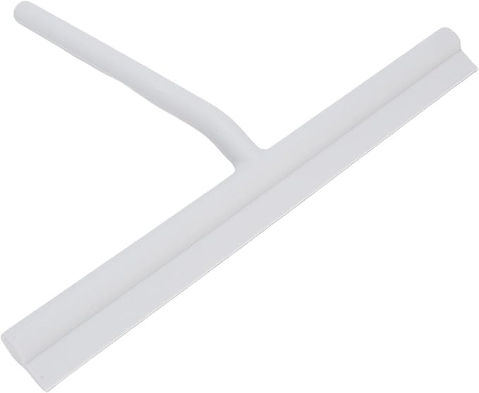 Zerodis Shower Squeegee with Silicone Construction for Glass and Tile, Ergonomic Grip and Convenient Hook for Bathroom and Kitchen Use (58mm)
