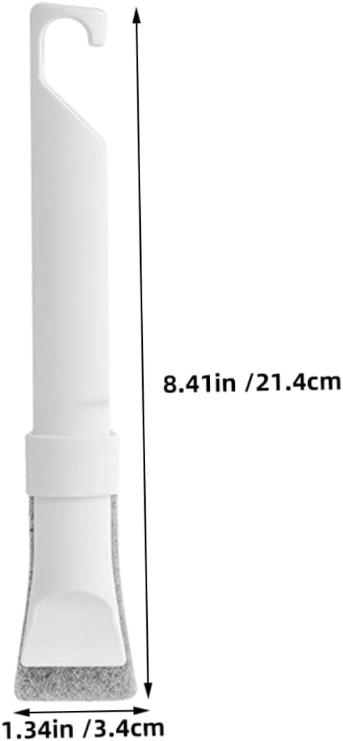 PRETYZOOM 1Set Multifunctional Corner Cleaning Brush with Replaceable Head for Tight Spaces Kitchen Bathroom Grout Sinks Windows and Sliding Door Tracks
