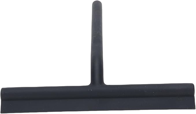 Zerodis Shower Squeegee with Silicone Construction for Glass and Tile, Ergonomic Grip and Convenient Hook for Bathroom and Kitchen Use (53mm)
