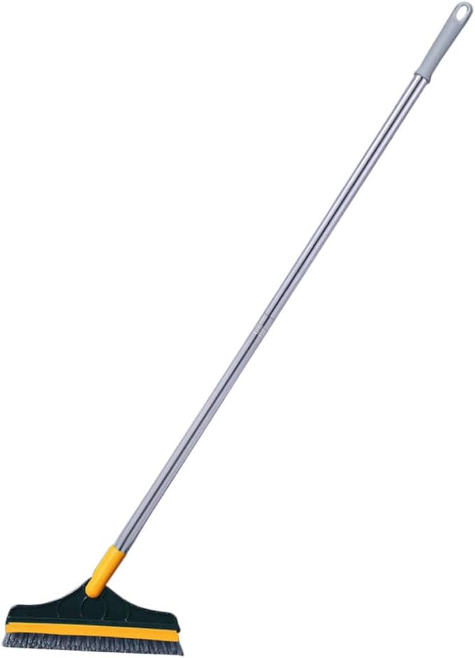 Cabilock -Handled Bathroom Scrub Brush for Deep Cleaning Tiles and Grout Hard Bristle Floor Brush for Hotel and Home Use Ergonomic Design for Easy Maneuvering