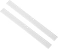 uxcell 2Pcs 10 Inch Window Glass Shower Doors Replacement, Squeegee Rubber for Window Glass Shower Doors Tile Wall Cleaning, White