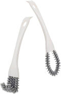Multifunctional Kitchen Cleaning Brush Set 2pcs (u-Shaped Angled) Soft Bristle Crevice Scrub Brush for Stove, Grill, Window Track and Dead Corner Cleaning