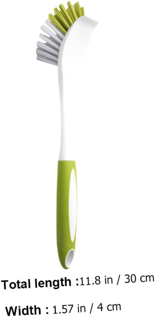 Beaupretty 1pc Dish Scrub Brush Long Handle Kitchen Cleaning Brush for Grout Pot Dish Wand Scrubbing Multipurpose Cleaning Tool