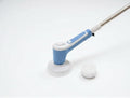 Teko Power Scrubber - Ultimate Bathroom Kitchen & Shower Brush Scrubber with Long Handle, for Bathtub, Tile, Floor & Grout, Tub Scrubber, Automatic Shower Cleaner, Sky