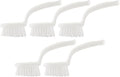 5pcs Multifunctional Kitchen Cleaning Brush Set, White Seam and Crevice Scrubbers for Window Tracks and Household Gaps, Handheld Home Cleaning Tools