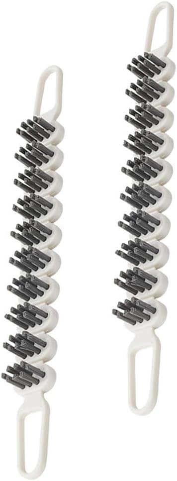 Uonlytech Bendable Multifunctional Cleaning Brush Flexible Crevice Tool for Narrow Gaps and Dead Corners 10.39In Soft Bristles for Household and Car Use