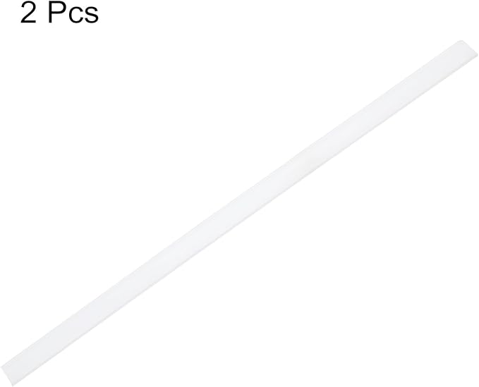 MECCANIXITY Replacement Squeegee Rubber for Window, Glass, Shower Doors, Tile Wall Cleaning, 41.34 Inch, White Pack of 2