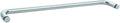 Rockwell Security Mont Hard Single Sided Towel Bar 22 Inch Glass Polished Chrome Finish for Commercial and Residential Frameless Heavy Glass Shower Doors