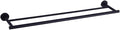 36-Inch Matte Black Double Bath Towel Bar SUS 304 Stainless Steel Towel Rack Holder for Bathroom Wall Mount