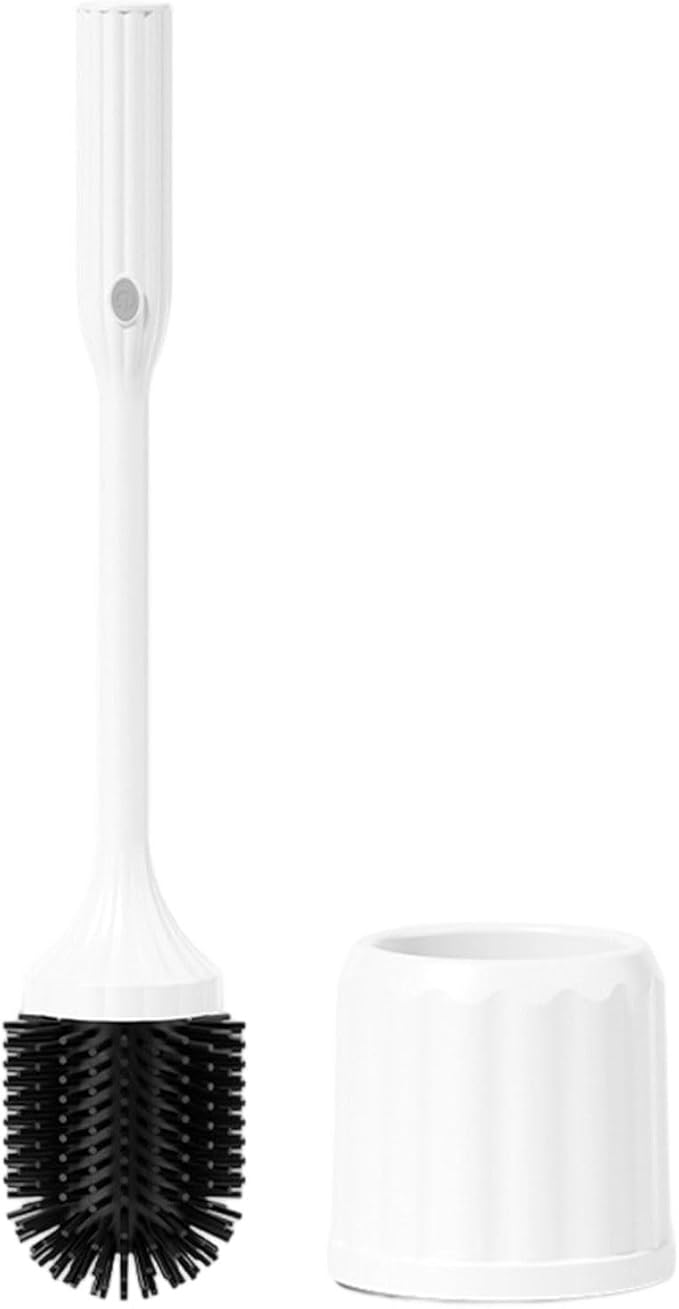 Motorized Bathroom Brush Rechargeable Floor-Standing Toilet Scrubber for Home/Office Use Electric Toilet Brush
