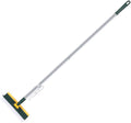 Long Handle Floor Brush and Shower Scrubber for Cleaning Bathroom Tiles, Green Multi-Purpose Deck and Carpet Scrub Brush for Home Floor Maintenance
