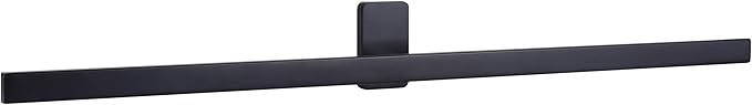 Archer Matte Black Towel Bar - Elegant Bath Accessories Accessory, Matte Black Finish, Durable and Modern