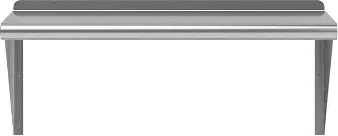 AmGood 30" Long X 14" Deep Stainless Steel Wall Shelf | NSF Certified | Appliance & Equipment Metal Shelving | Kitchen, Restaurant, Garage, Laundry, Utility Room