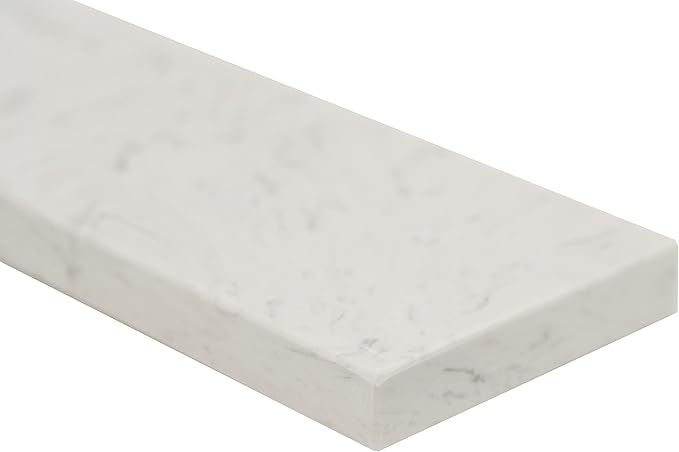MSI Carrara Sky Vanity top Sidesplash 21"x4"