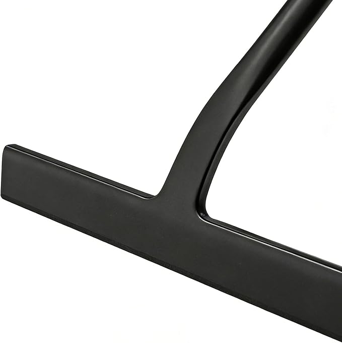 Shower Squeegee for Glass Doors - Tear-Resistant Silicone Wiper, 1 Flexible Blade Scraper with Ergonomic Handle, Streak Free Glass Cleaner for Steam, Bathroom Supply, Scrub Tool for Panes and DIY
