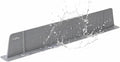 carrotez Silicone Kitchen Sink Splash Guard for Faucet — Silicone Water Splash Guard Mat, Dishwasher Safe, Gray(20.5" x 1.8" x 2.75")