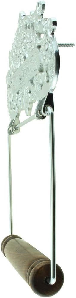 Renovators Supply Toilet Paper Holder - Antique Wall Mount Toilet Paper Holder - Sanitary Paper Holder - Vintage Bathroom Decor - Colonial Tissue Holder - Silver, Princess Crown, Pack of 1
