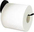 Magnetic Black Toilet Paper Holder,Tissue Holder Paper Roll, Toilet Roll Holder, Strong Magnets Mount - No Drilling or Nailing or glueing Needed