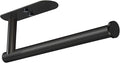 VAEHOLD Adhesive Paper Towel Holder Under Cabinet Wall Mount for Kitchen Paper Towel, Black Paper Towel Roll Holder Stick to Wall, Stainless Steel（Black）