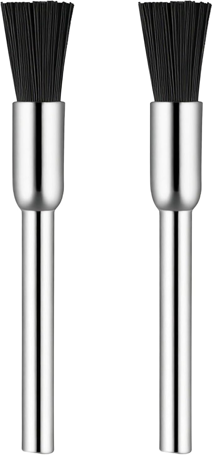Nylon Bristle Brushes for Cleaning and Polishing, Grout Cleaning Tool Replace Dremel Brushes #405-02 - 2 Pca