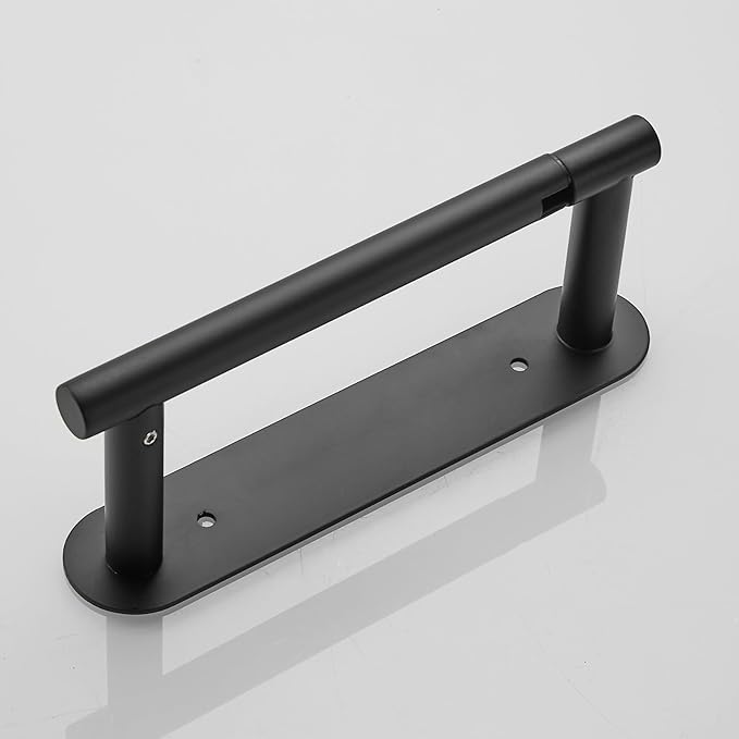 Movable Toilet Paper Holder Black Roll Holder, Paper Towel Holder