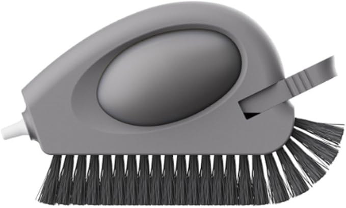 2 in 1 Grooving Cleaning Brush,Window Track Cleaning Tools,Grooving Cleaning Brush Grout Cleaner Tool,Multifunction Window Track Cleaner with Hard and Hidden Scraper, for Sliding Door Track Window (1)