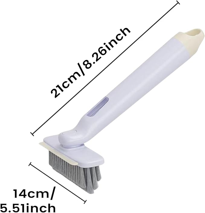 Crevice Brushes for Cleaning | 360-degree Rotating Grout Scrubbing Brush,Bathroom Crevice Cleaner,for Shower Bathroom Toilet Kitchen Home Industrial Floor Tile Wall Window