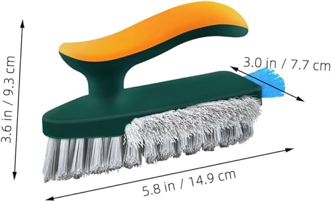 Ergonomic Handle Gap Brush Scrub Brush for Indoor Cleaning Dead Corner Scraper Grout Cleaner Non-Slip Tool Grip Multi-use for Home