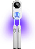 Toothbrush Cleaner & Toothbrush Holder, Cleaning and Air Drying, LED Smart Screen, Rechargeable Wall Mount Toothbrush Holder for Bathrooms