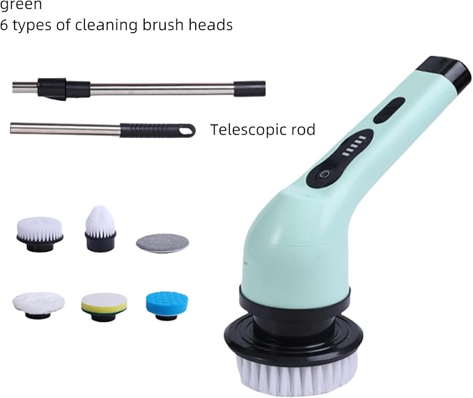 Electric Multi-Function Cleaning Brush - Suitable for Home Kitchen Bath Glass, Handheld, Powerful, Cordless Electric Multi-Function Cleaning Brush