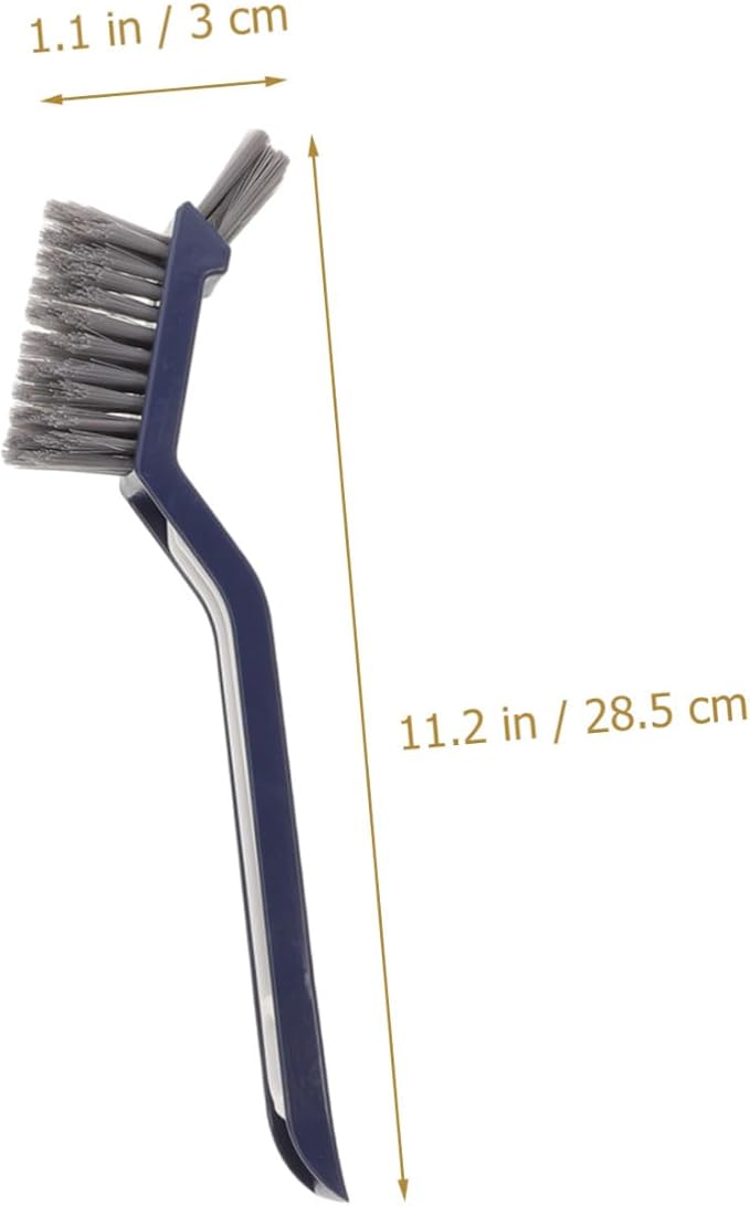 6pcs Floor Cleaning Brush with Ergonomic Handle Hard Bristle Scrubbers for Grout Tile and Crevice Cleaning Lightweight Multi Use Brushes for Bathroom Kitchen and Tight Spaces
