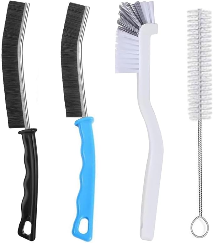 Crevice Cleaning Brush,Hard-Bristle Thin Gap Cleaning Brush Grout Cleaner Brush Magic Brush Cleaner Small Spaces Cleaning Tool for Home Bathroom, Shower, Tile, Kitchen, Window Groove