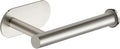 2 Pack Adhesive Toilet Roll Holder Stand - Brushed Nickel SUS304 Stainless Steel, Rustproof Toilet Paper Holder No Drilling Tissue Holder for Kitchen Bathroom Wall Mount Bathroom Tissue Holder