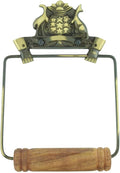 Renovators Supply Toilet Paper Holder - Antique Wall Mount Toilet Paper Holder - Sanitary Paper Holder - Vintage Bathroom Decor - Colonial Tissue Holder - Antique Brass, Vintage, Pack of 1