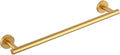 GERZWY 18-Inch Bathroom Towel Bar Gold Stainless Steel Modern Round Style Bath Towel Rack Wall Mount AG1101C45-BE