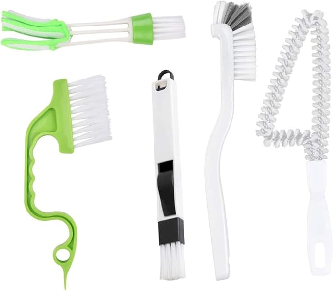 5pcs Cleaning Brush Grout Cleaner for Tile Floors Household Cleaning Tool Dish Scrubber Scrub Brushes