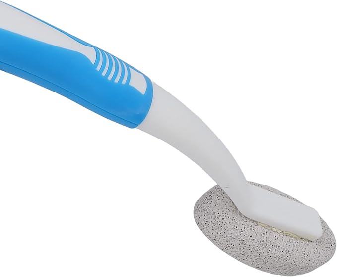 Pumice Stone Toilet Bowl Clean Brush, Hard Water Ring Remover Wand with Extra Long Handle for Household Sink Pool Bathroom Kitchen