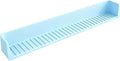 Bathtub Splash Guard for Tub Kids, Longer Silicone Water Splash Guard for Bathtub, Toy Holder Play Shelf for Bathtime，Silicone Tub Splash Guard Prevent Water Spills in Bathroom (Blue)