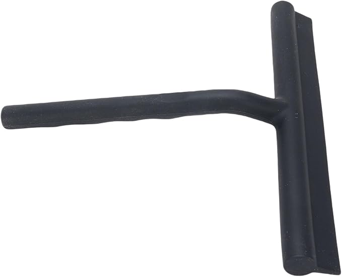 Zerodis Shower Squeegee with Silicone Construction for Glass and Tile, Ergonomic Grip and Convenient Hook for Bathroom and Kitchen Use (53mm)