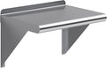 AmGood 12" X 16" Stainless Steel Wall Shelf | Metal Shelving | Garage, Laundry, Storage, Utility Room | Restaurant, Commercial Kitchen | NSF