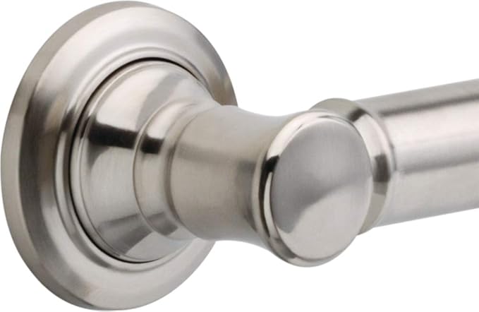 Delta Traditional (1-Pack) 18" Shower Grab Bar Seniors ADA Compliant Brilliance Stainless Steel 450 lb Capacity Bathroom Safety Handle for Shower, Tub | Wall Mounted Balance Assist, Grip Bar 41618-SS