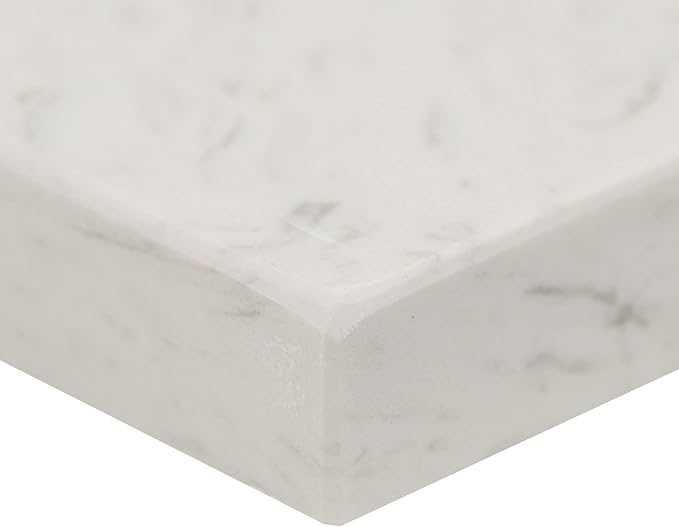 MSI Carrara Sky Vanity top Sidesplash 21"x4"