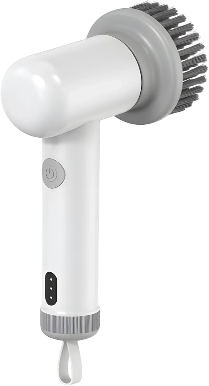 Multiple Brush Heads Electric Cleaning Brush, Dual-Speed Scrubber, Type-C Charging, Ipx6 Waterproof, For Kitchen And Bathroom