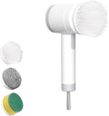 Electric Brush MultiSurface Scrubbers Brush for Kitchen Bathroom with 3 Efficient Brush Head