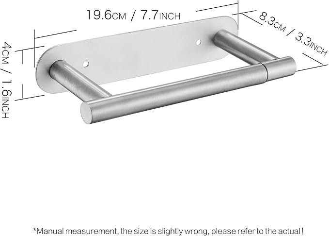Movable Toilet Paper Holder Brushed Roll Holder, Paper Towel Holder