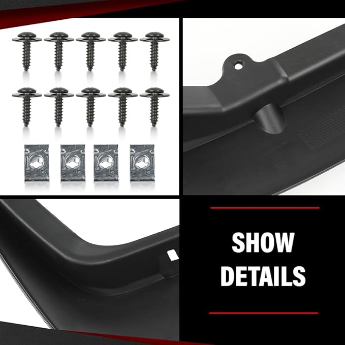 Mud Flaps Splash Guard Mudguard 4PCS Compatible with LR Range Rover Sport L320 All Engine First Generation 2006-2013 Black